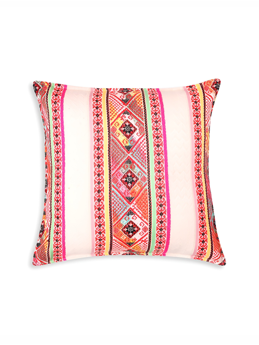

Fashionhub Pink & Orange Ethnic Motifs Square Cushion Covers