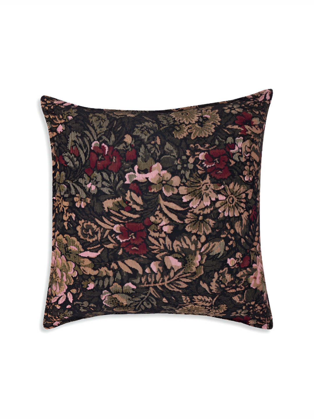 

Fashionhub Green & Red Floral Cotton Square Cushion Covers