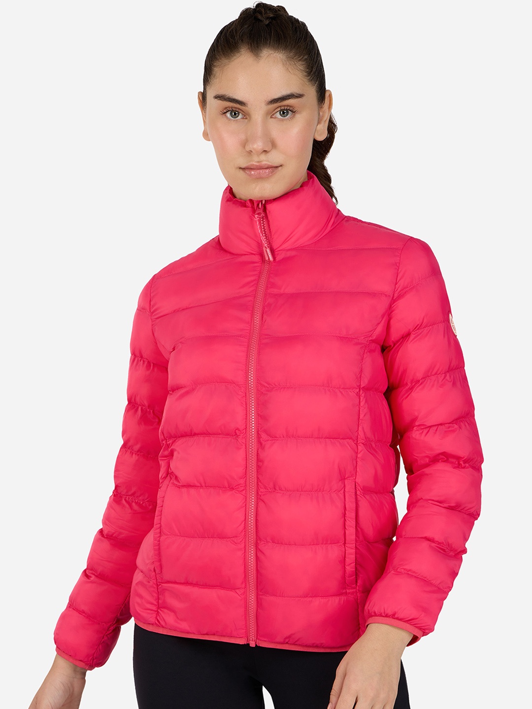 

Skechers Mock Collar Puffer Jacket, Red