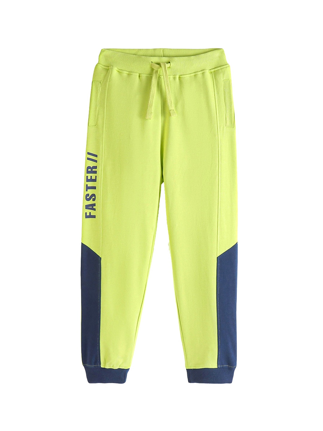

Honeyhap Boys Printed Pure Cotton Bio Finish Lounge Joggers, Lime green