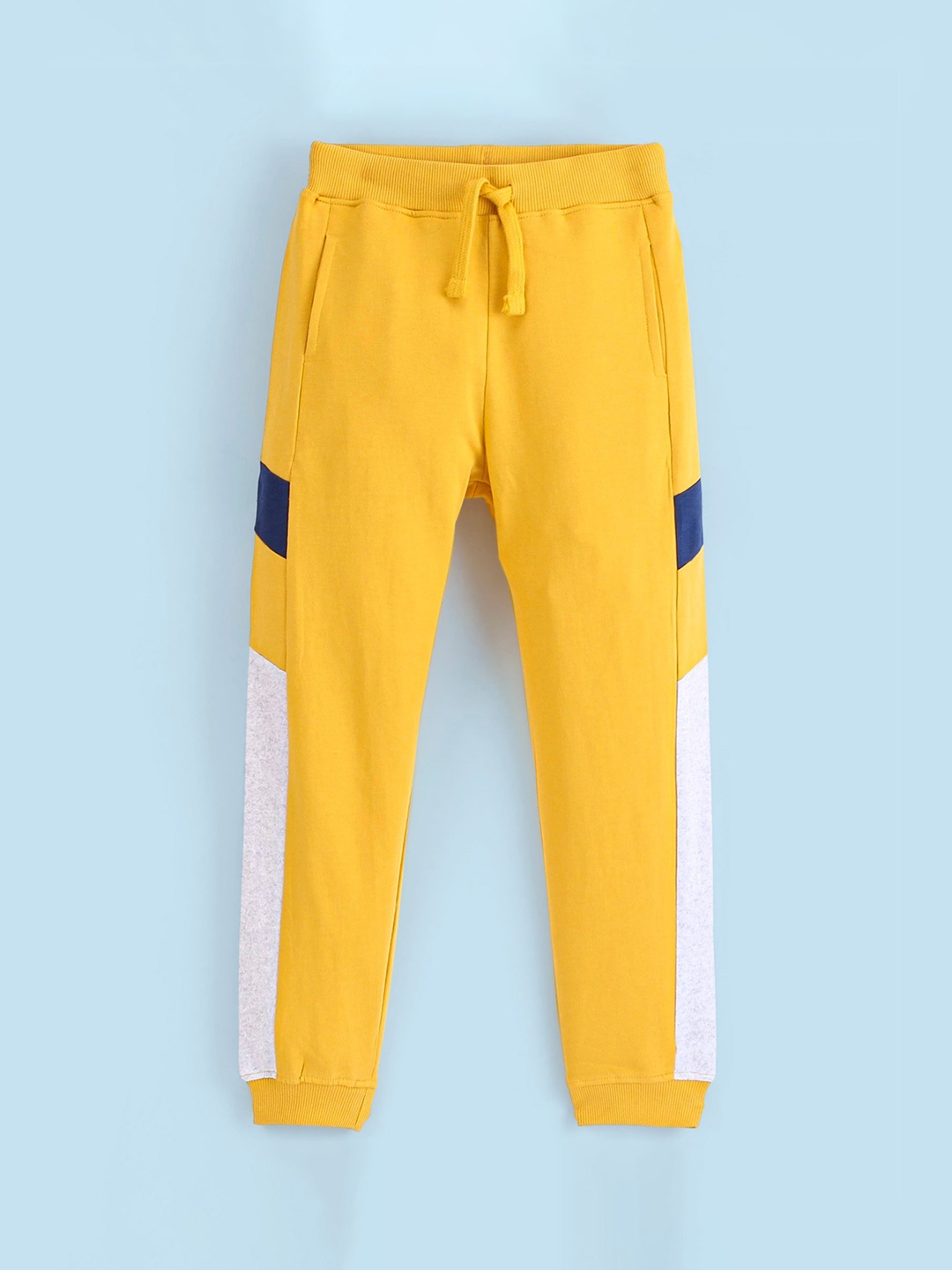 

Honeyhap Boys Pure Cotton Lounge Joggers, Yellow
