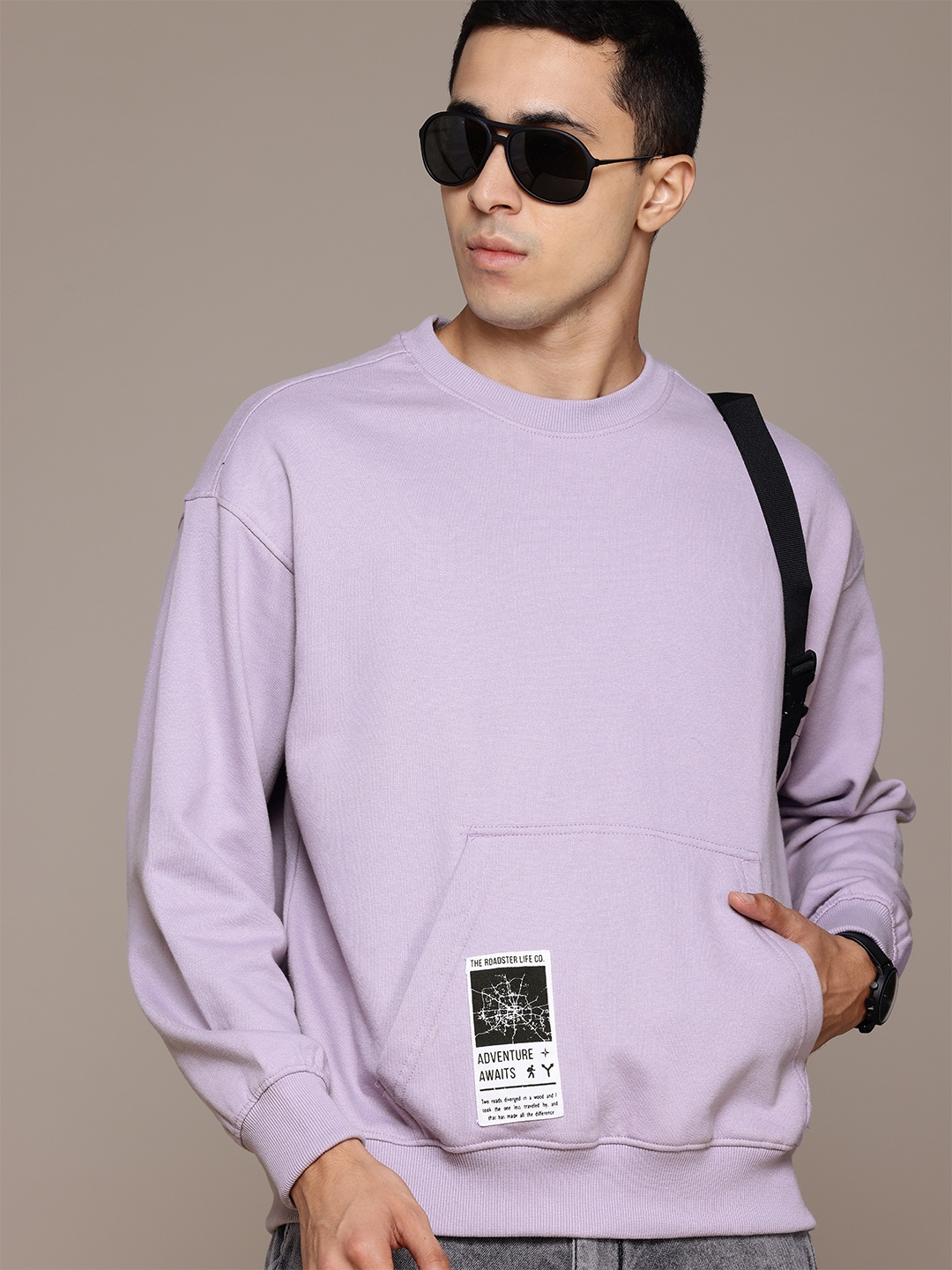 

The Roadster Lifestyle Co. Oversized Sweatshirt, Lavender