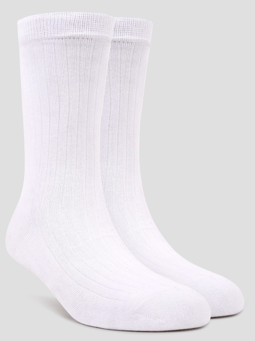 

TOFFCRAFT Breathable Calf Length Socks, White