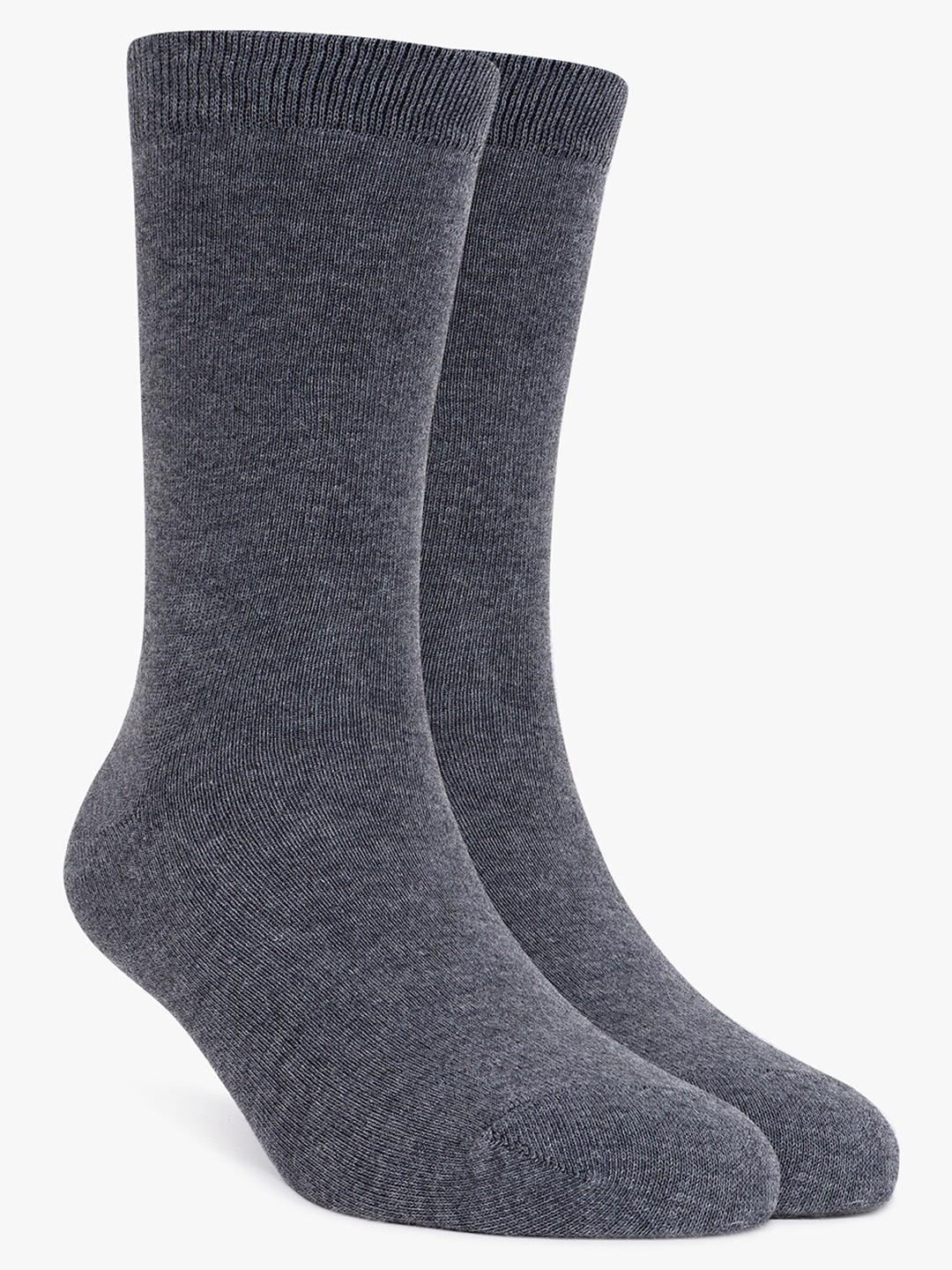 

TOFFCRAFT Men Breathable Calf-Length Cotton Socks, Grey