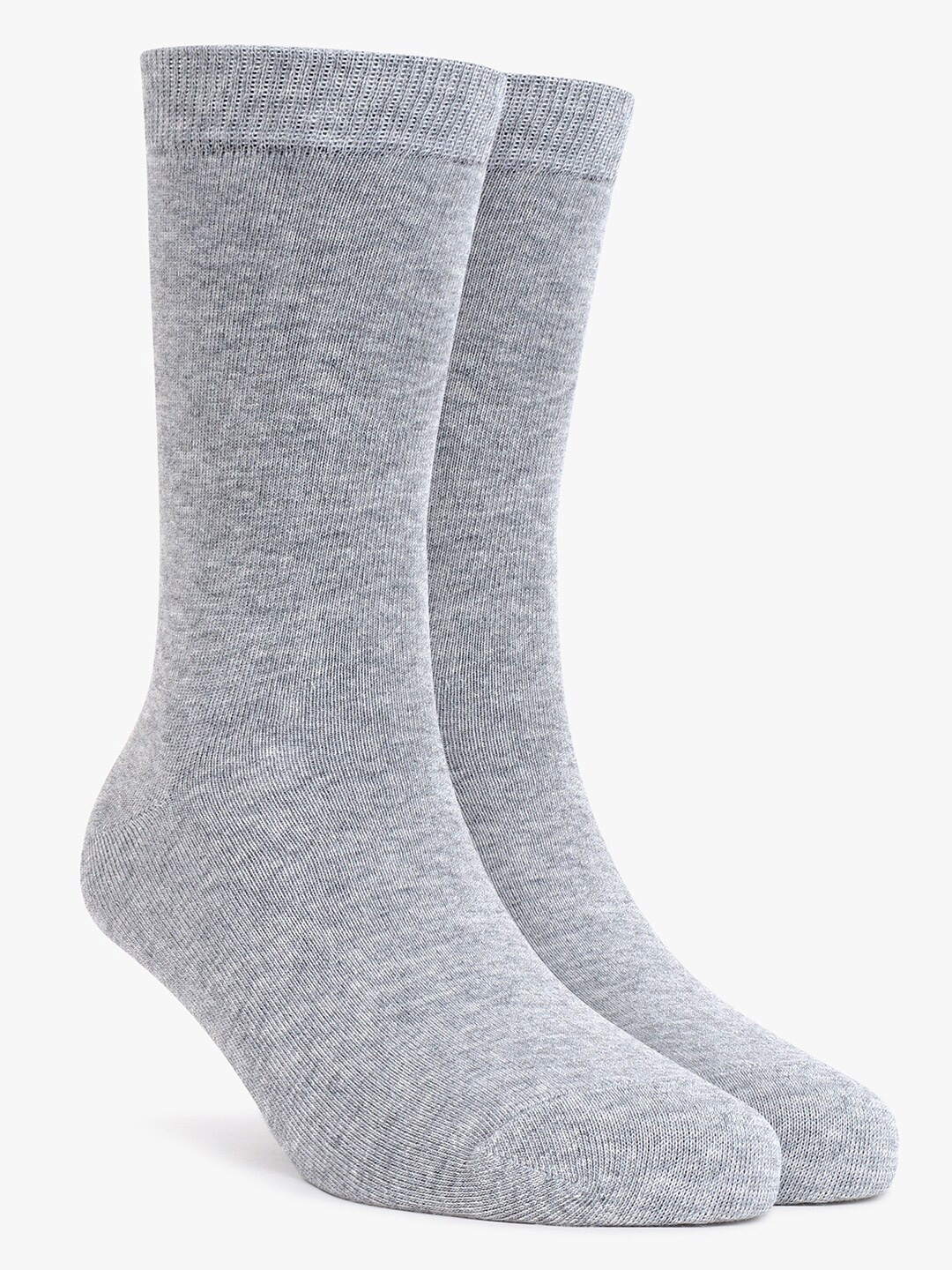 

TOFFCRAFT Men Breathable Calf-Length Cotton Socks, Grey