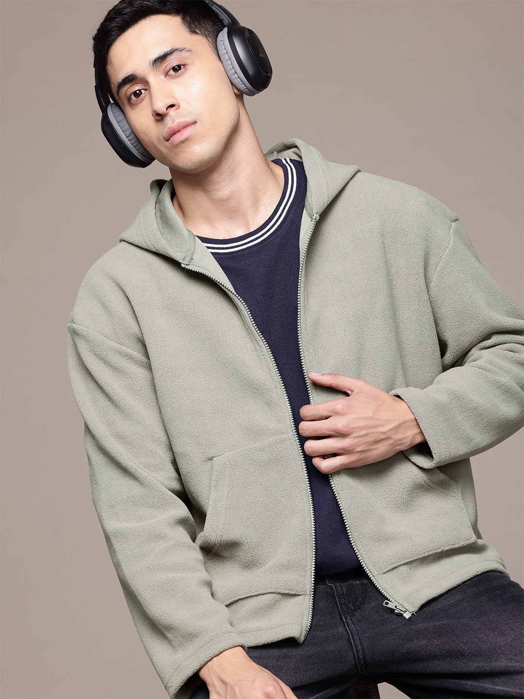 

The Roadster Lifestyle Co. Fleece Hooded Sweatshirt, Green