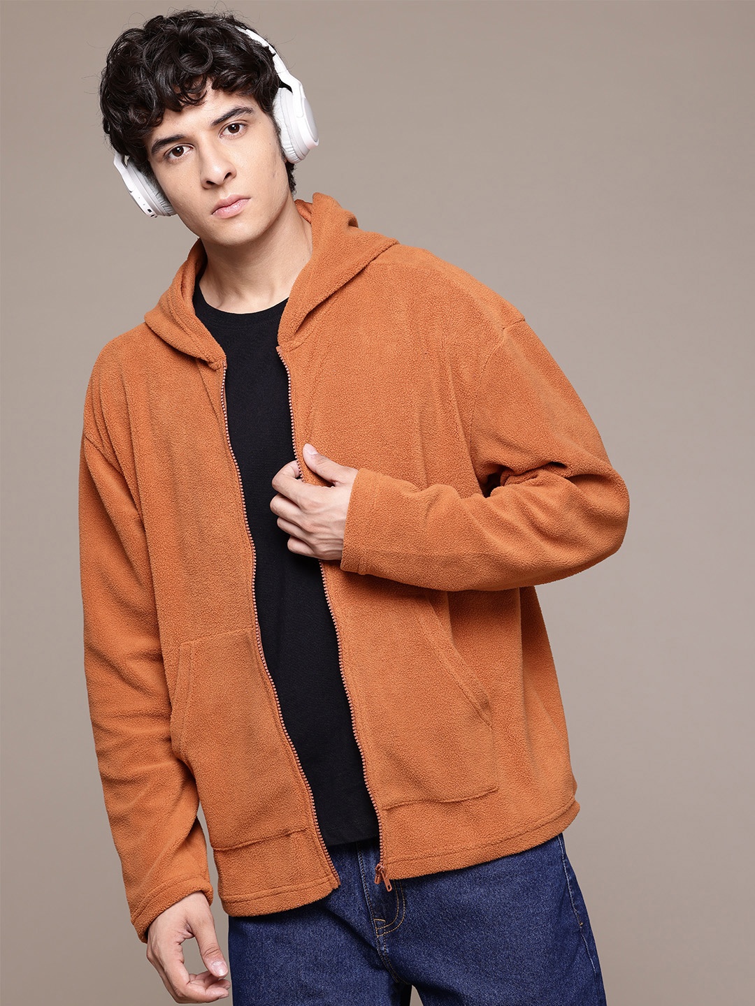 

The Roadster Lifestyle Co. Fleece Hooded Sweatshirt, Orange