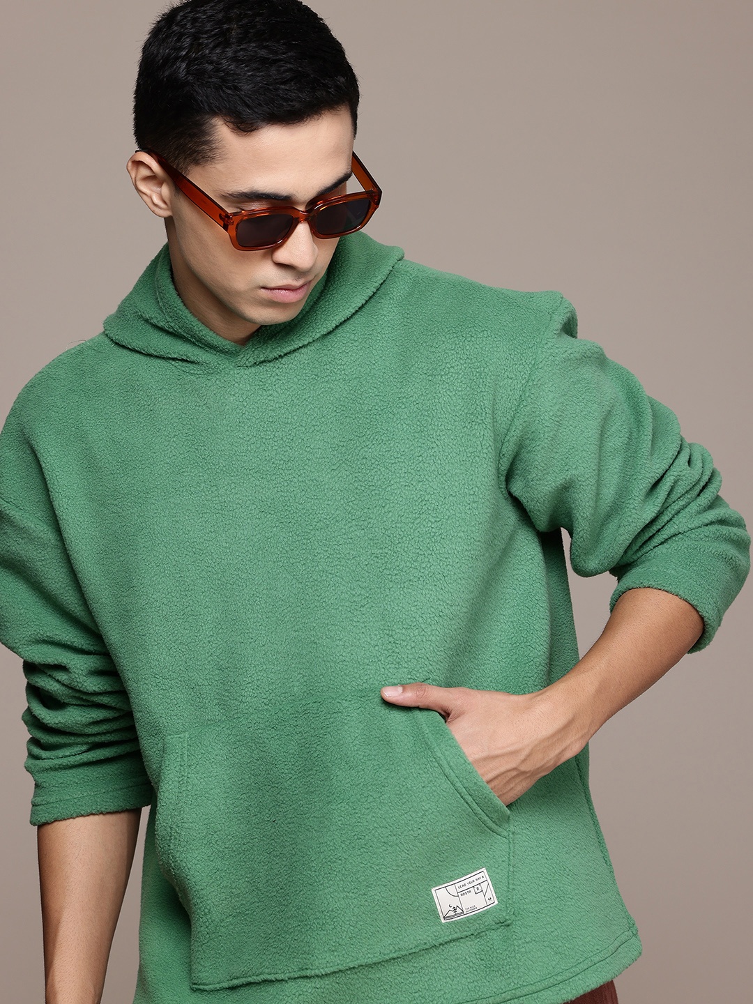 

The Roadster Lifestyle Co. Fleece Hooded Sweatshirt, Green