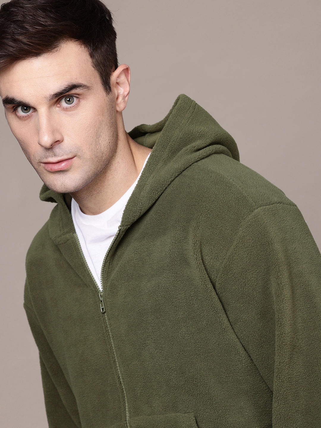 

The Roadster Lifestyle Co. Fleece Hooded Sweatshirt, Olive