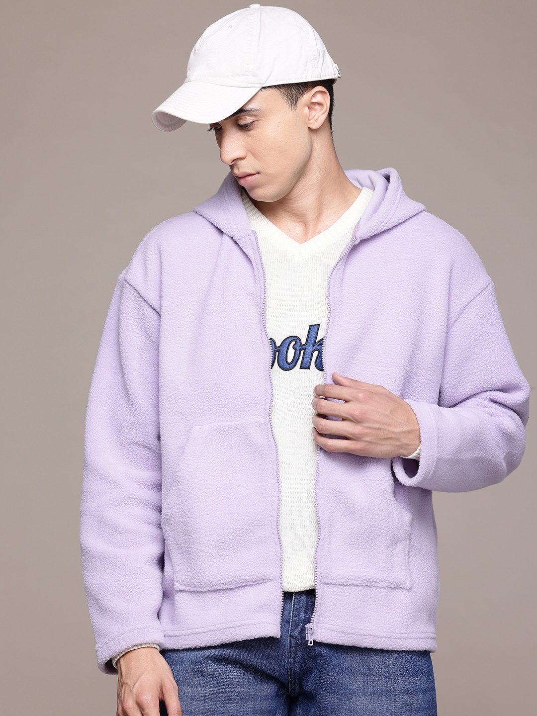 

The Roadster Lifestyle Co. Fleece Hooded Sweatshirt, Lavender
