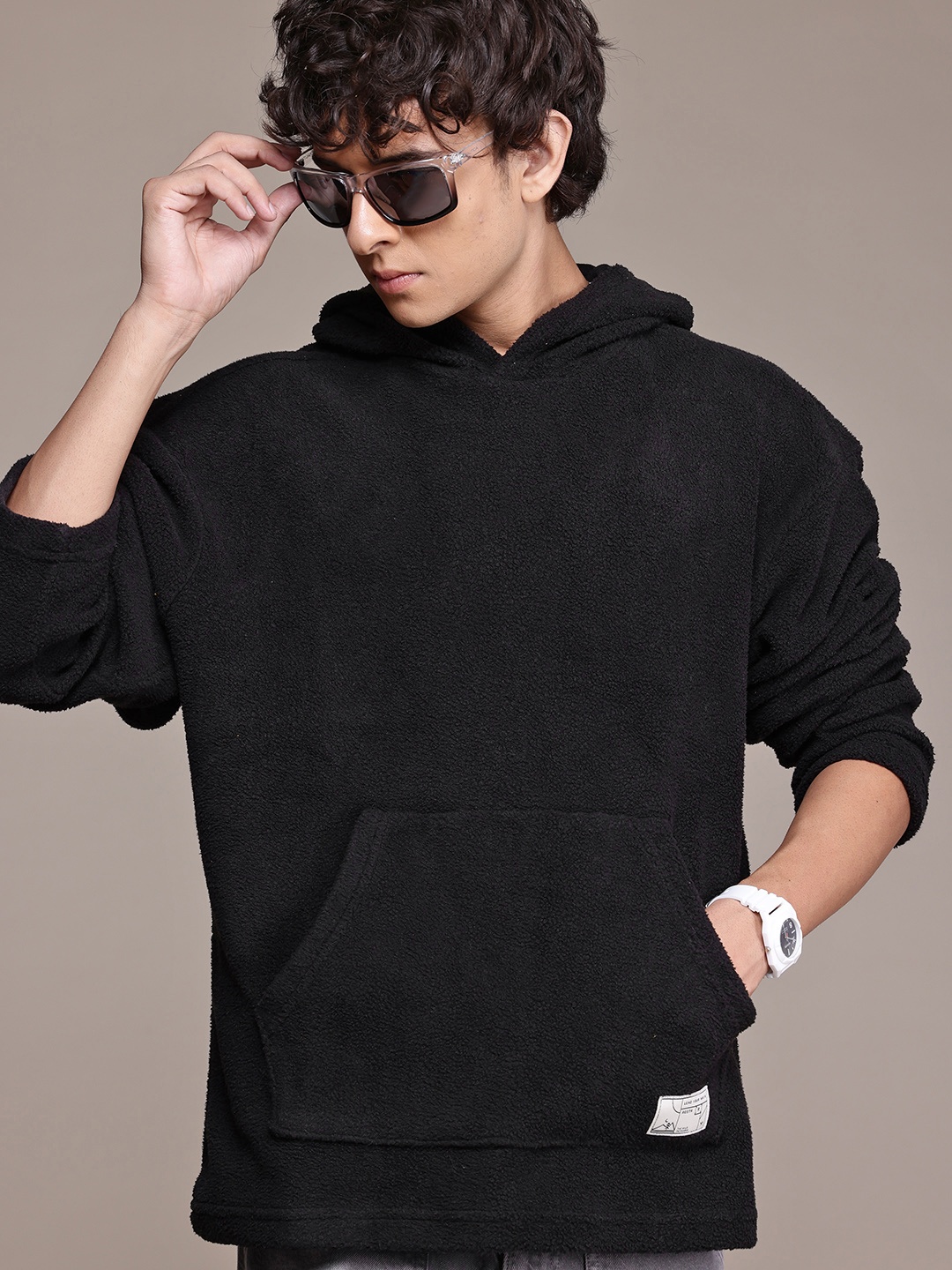 

The Roadster Lifestyle Co. Fleece Hooded Sweatshirt, Black