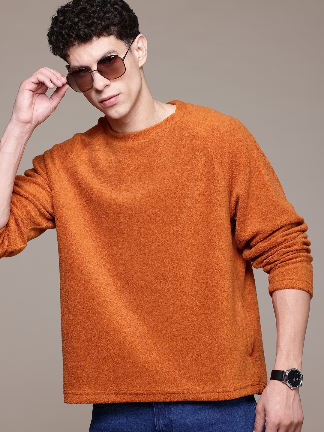 

The Roadster Lifestyle Co. Fleece Sweatshirt, Orange