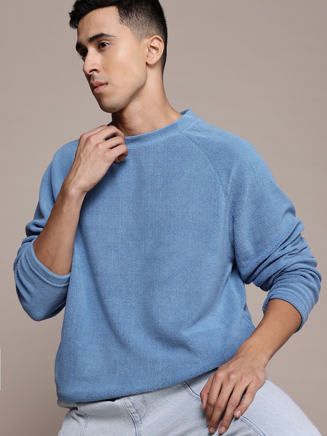 

The Roadster Lifestyle Co. Fleece Sweatshirt, Blue