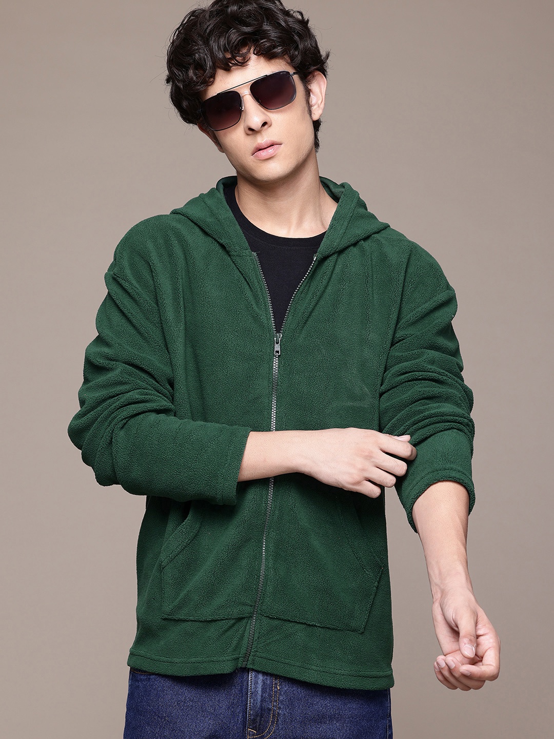 

The Roadster Lifestyle Co. Fleece Hooded Sweatshirt, Green