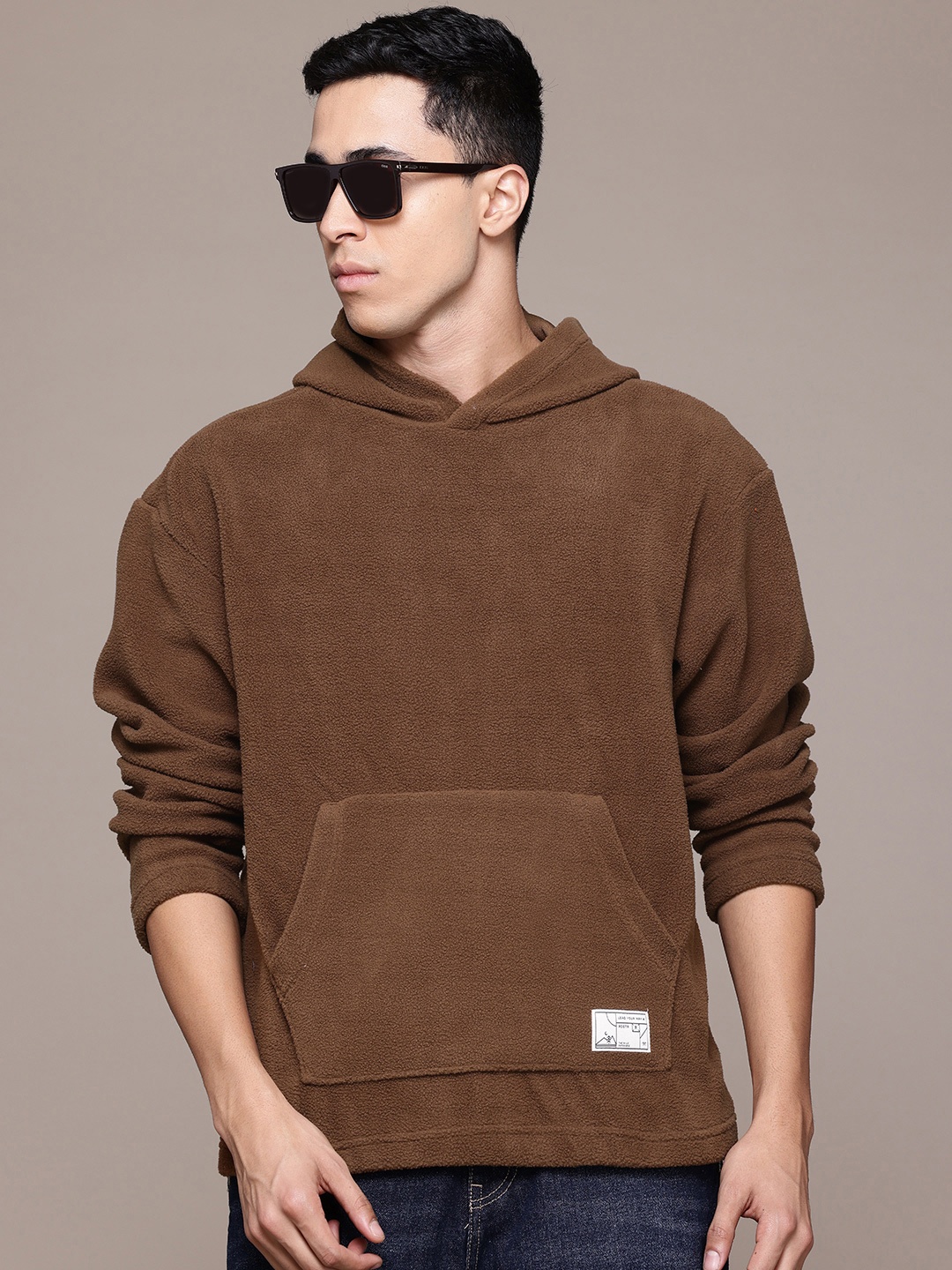 

The Roadster Lifestyle Co. Hooded Fleece Sweatshirt, Brown