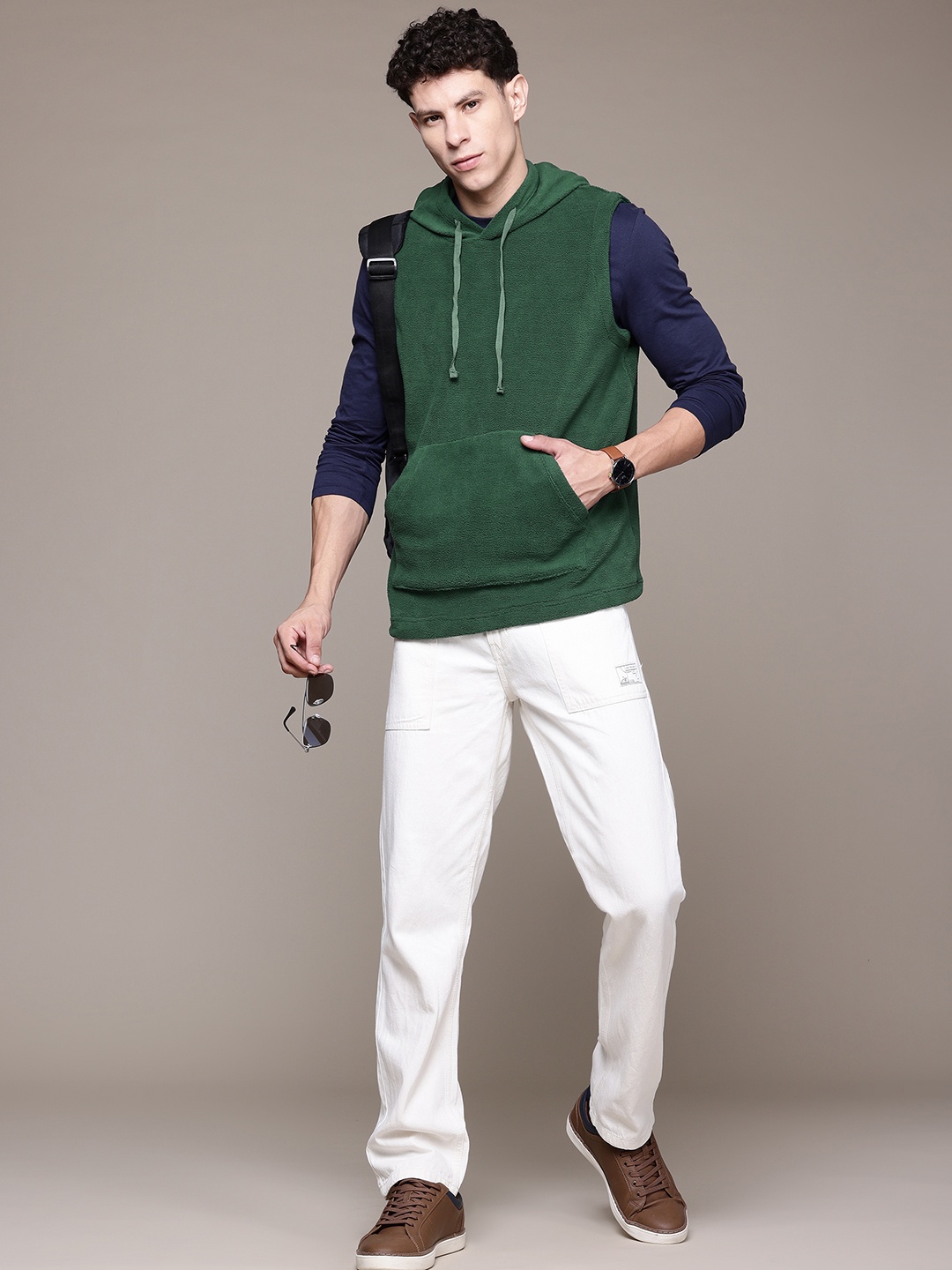 

The Roadster Lifestyle Co. Fleece Hooded Sweatshirt, Green
