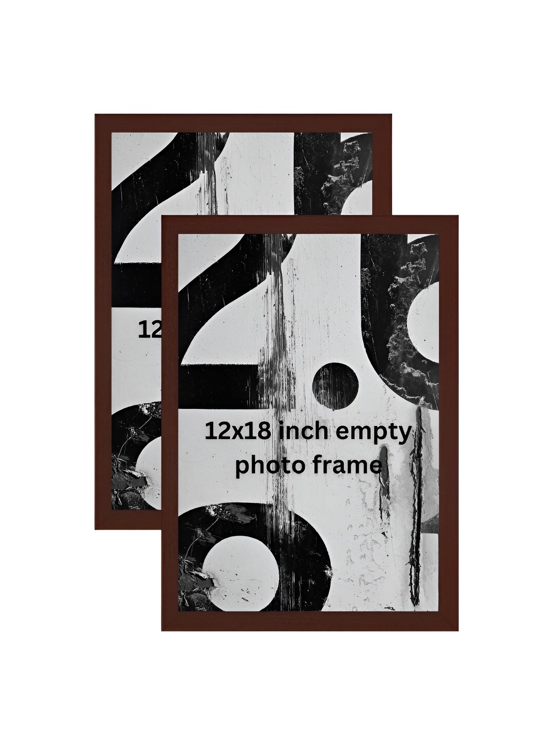 

AbhiKalpya Art Studio-Get a vibe Brown 2 Pieces Wall Photo Frames