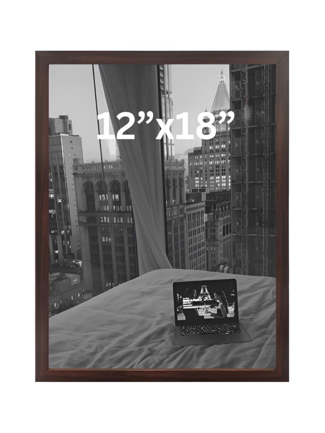 

AbhiKalpya Art Studio-Get a vibe Brown Wall Photo Frame