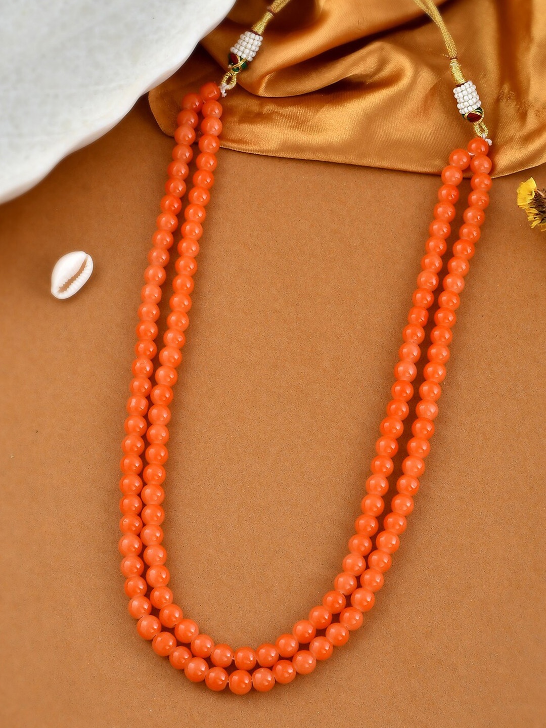 

Silvermerc Designs Men Copper Layered Gold-Plated Necklace