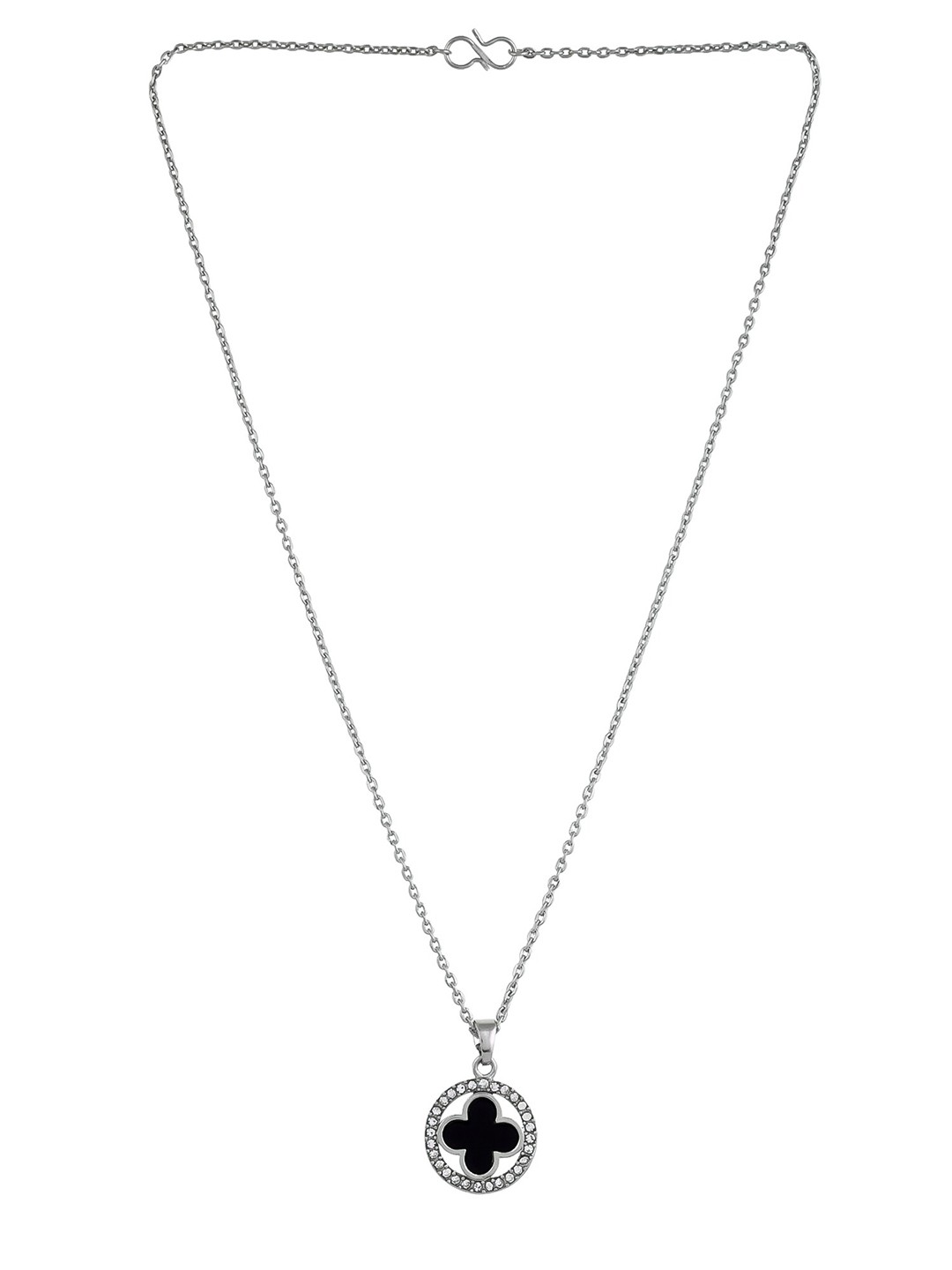 

Silvermerc Designs Silver-Plated Circular Pendants with Chains