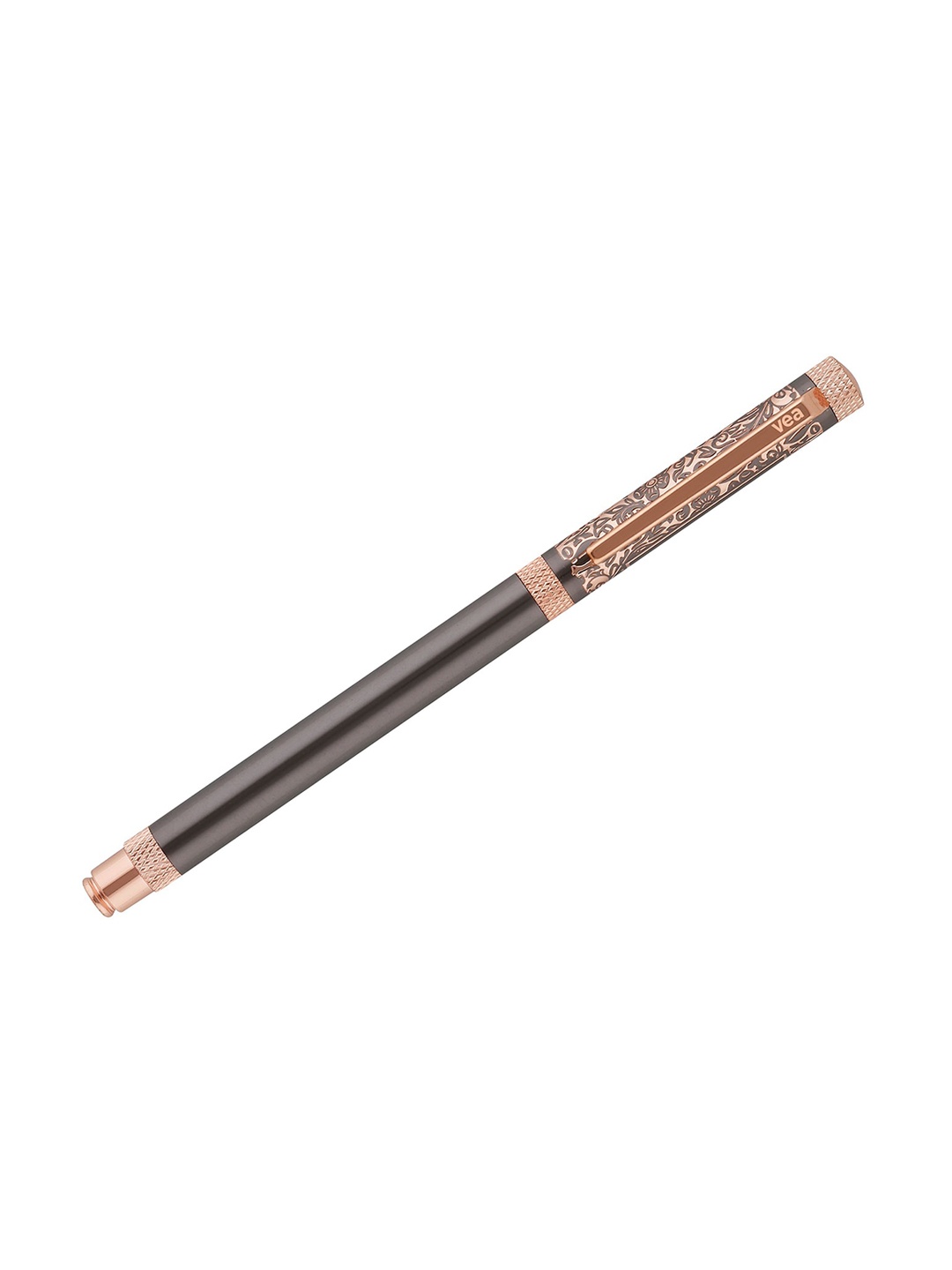 

VEA Floral Engraved Matt Finish Rollerball Pen, Rose gold