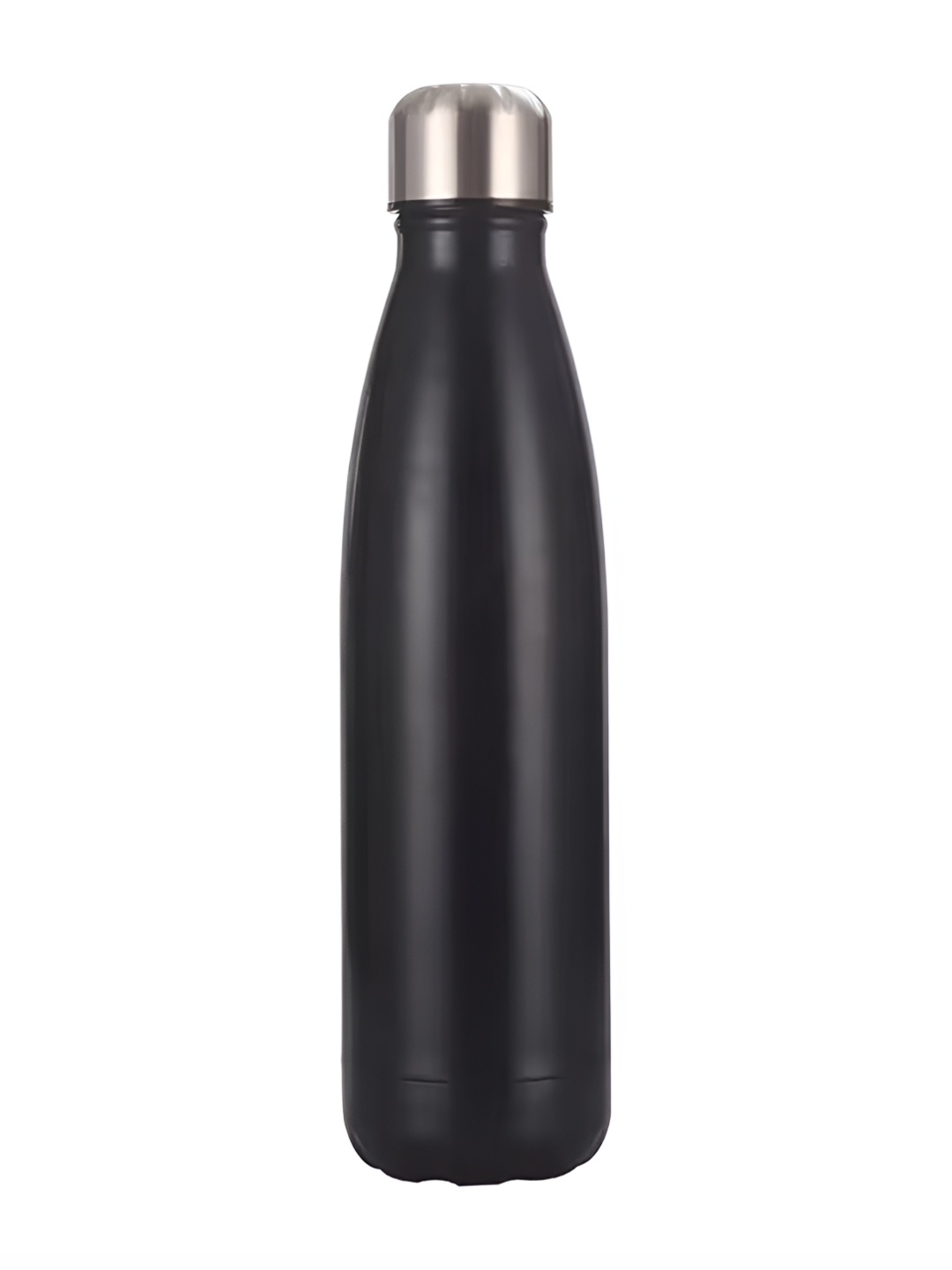 

WELOUR Black & Silver Toned Double Wall Vacuum Stainless Steel Water Bottle 500 ml