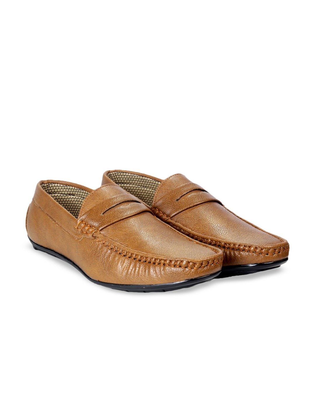 

Bxxy Men Round Toe Loafers, Tan