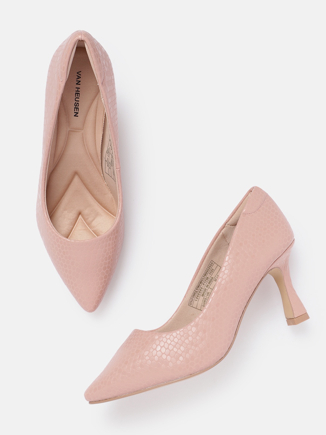

Van Heusen Textured Slim Heel Pumps, Pink