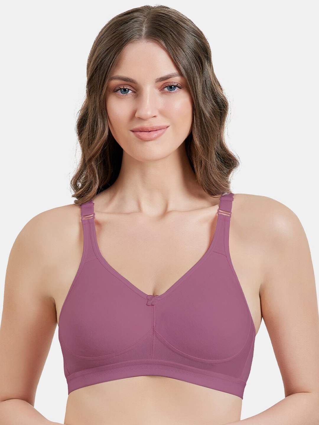 

MAROON T-shirt Bra Full Coverage Non Padded Non-Wired All Day Comfort, Lavender