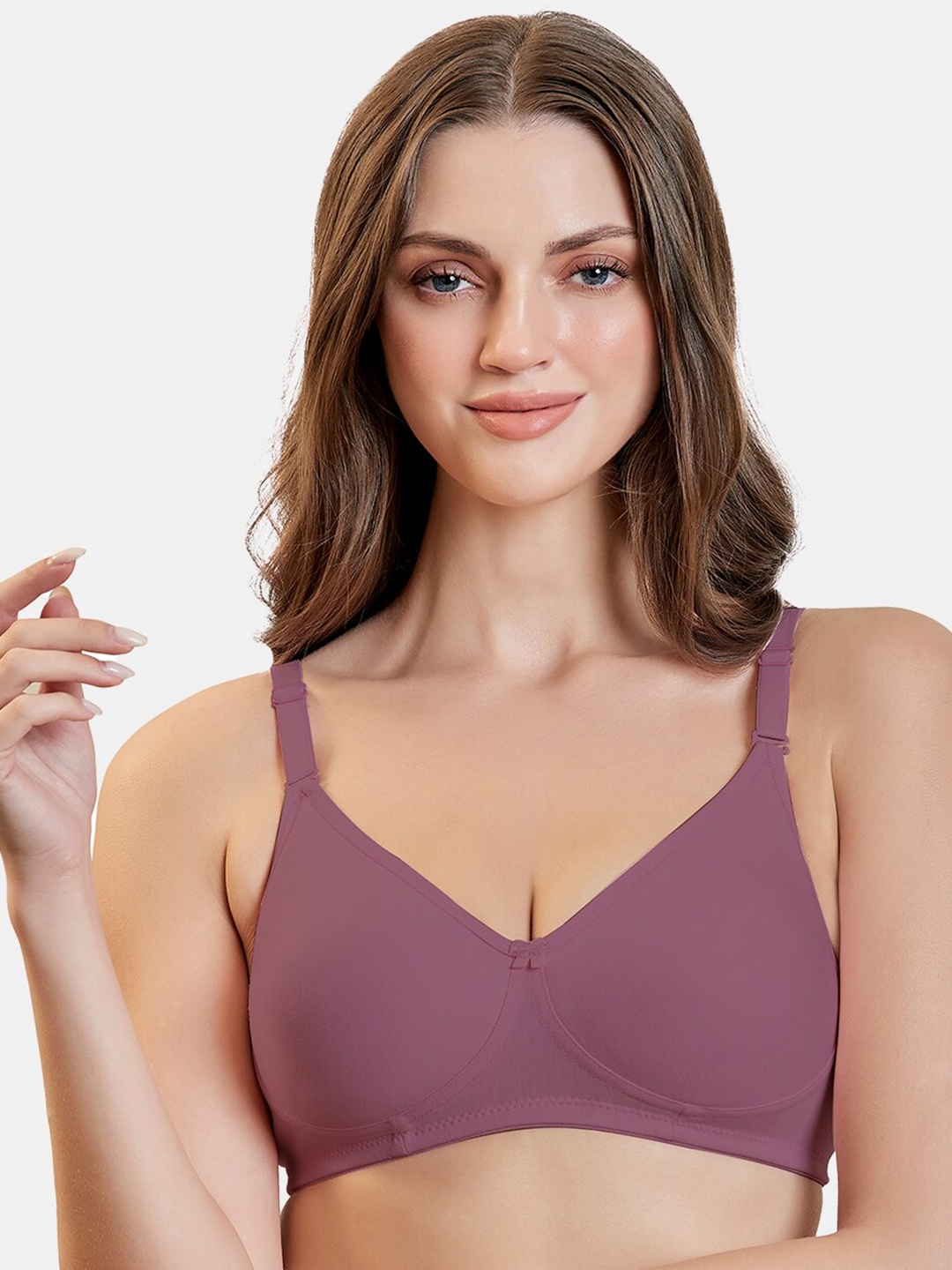 

MAROON Full Coverage Non Padded T-shirt Bra With All Day Comfort, Lavender
