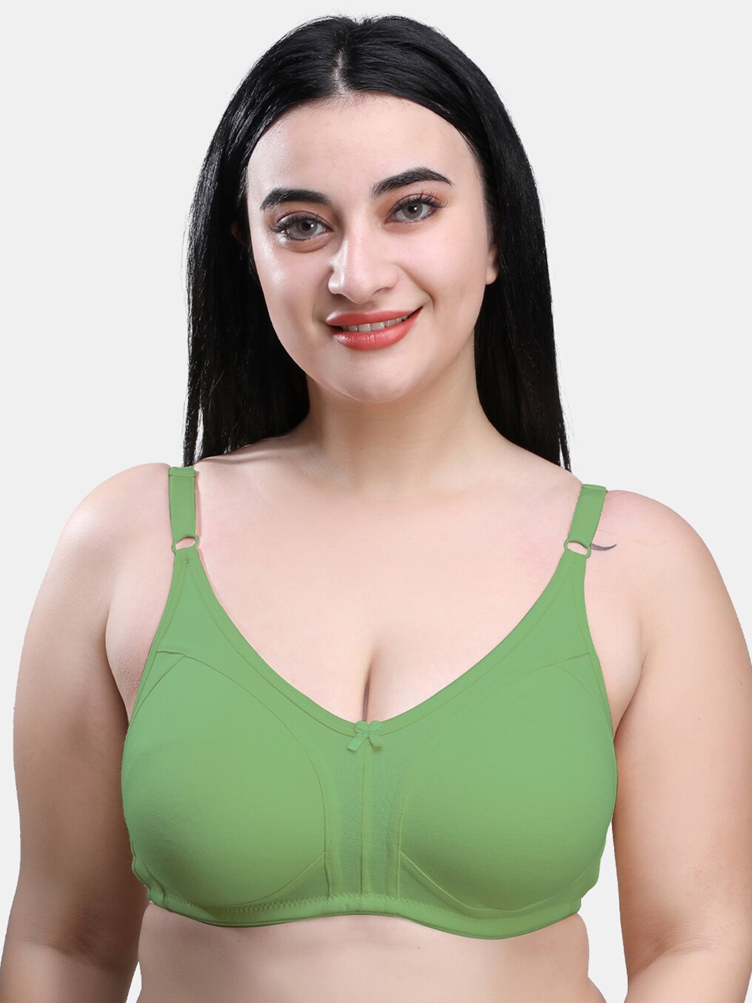 

MAROON Full Coverage Non Padded Minimizer Bra With All Day Comfort, Green