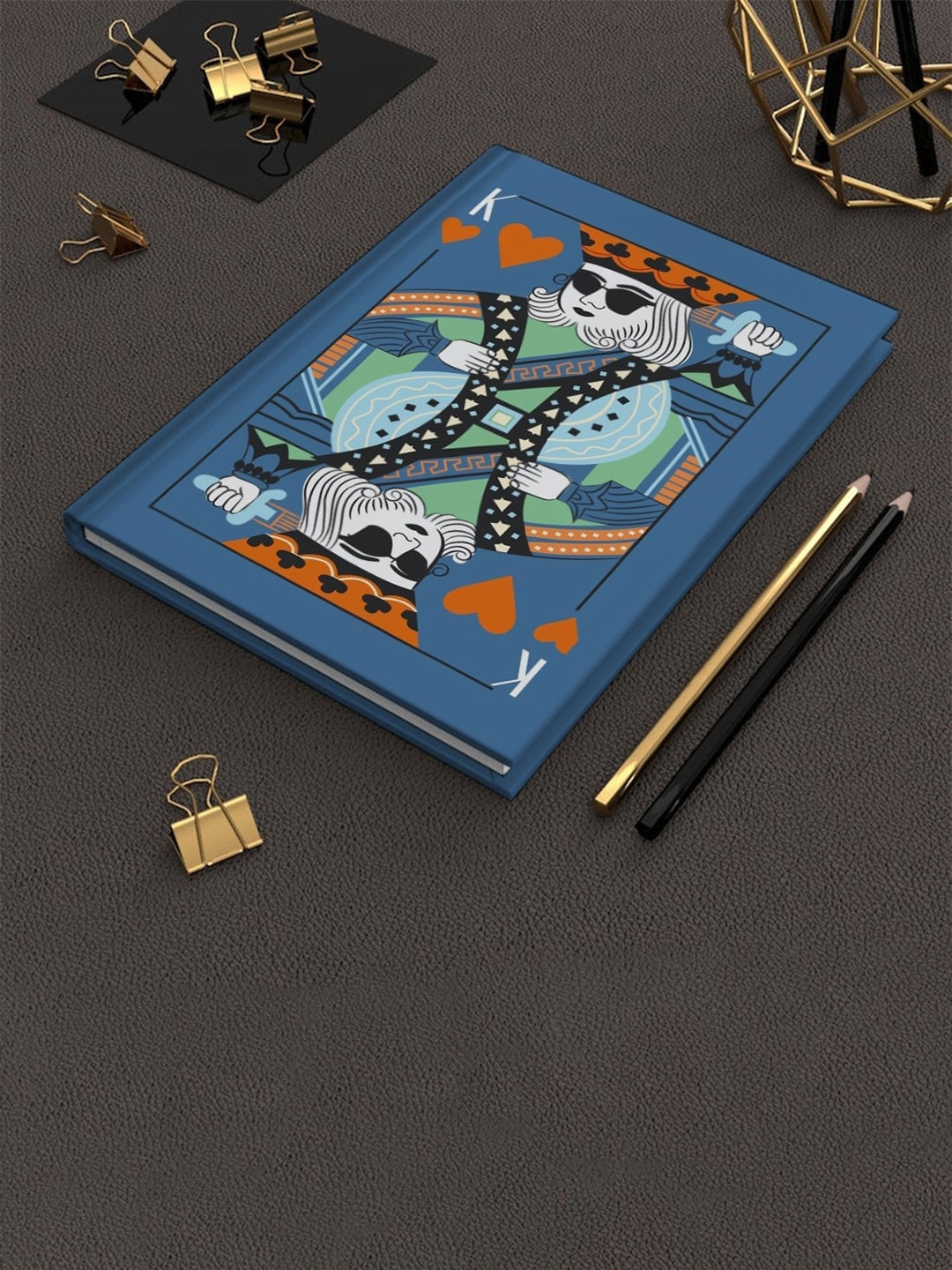 

Gathari Printed Diary Stationery, Blue