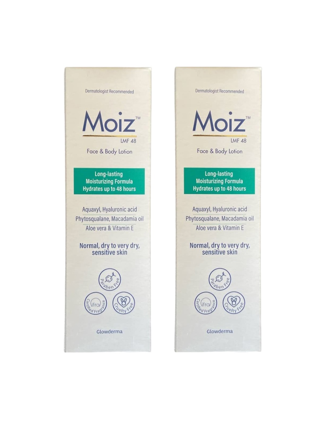

RAASO Set Of 2 Moiz Lmf 48 Body Lotion - 75 gm Each, White