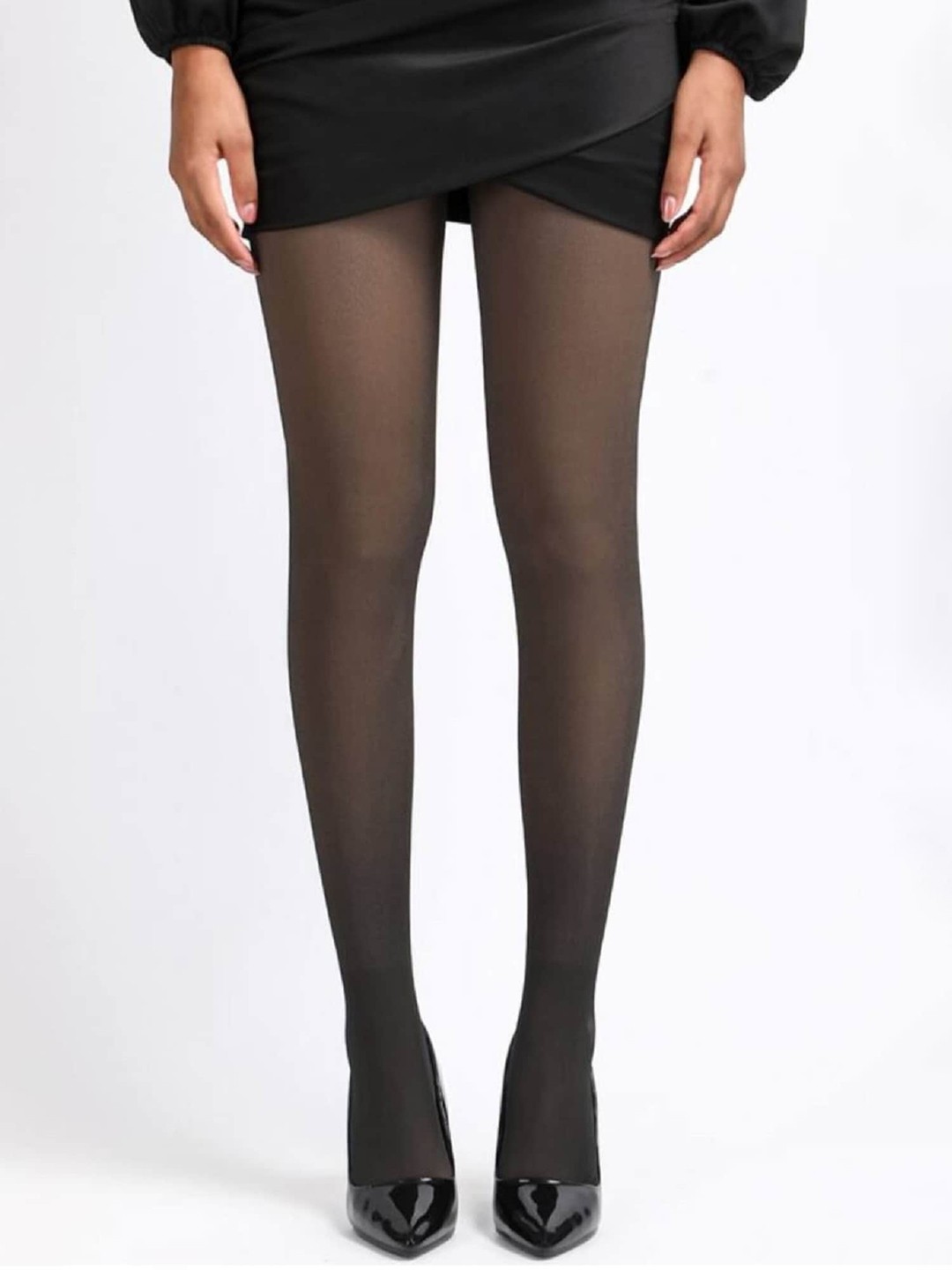 

BAESD High-Rise Pantyhose Stockings, Black