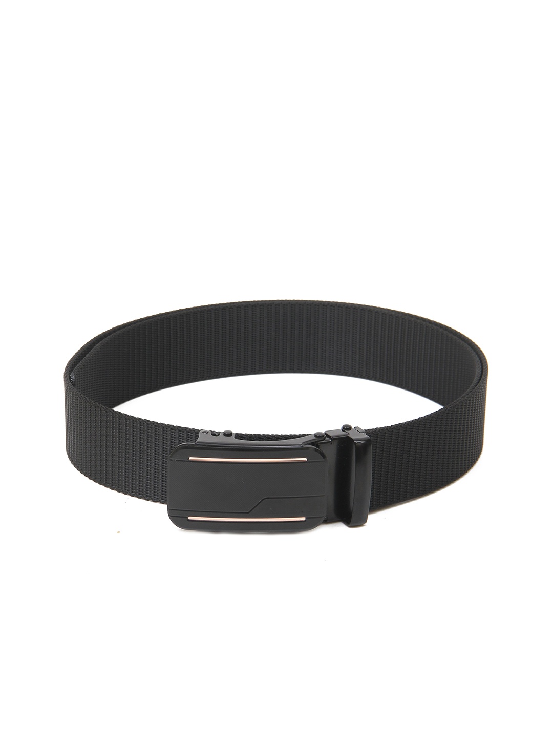 

Calvadoss Boys Textured Canvas Belt, Black