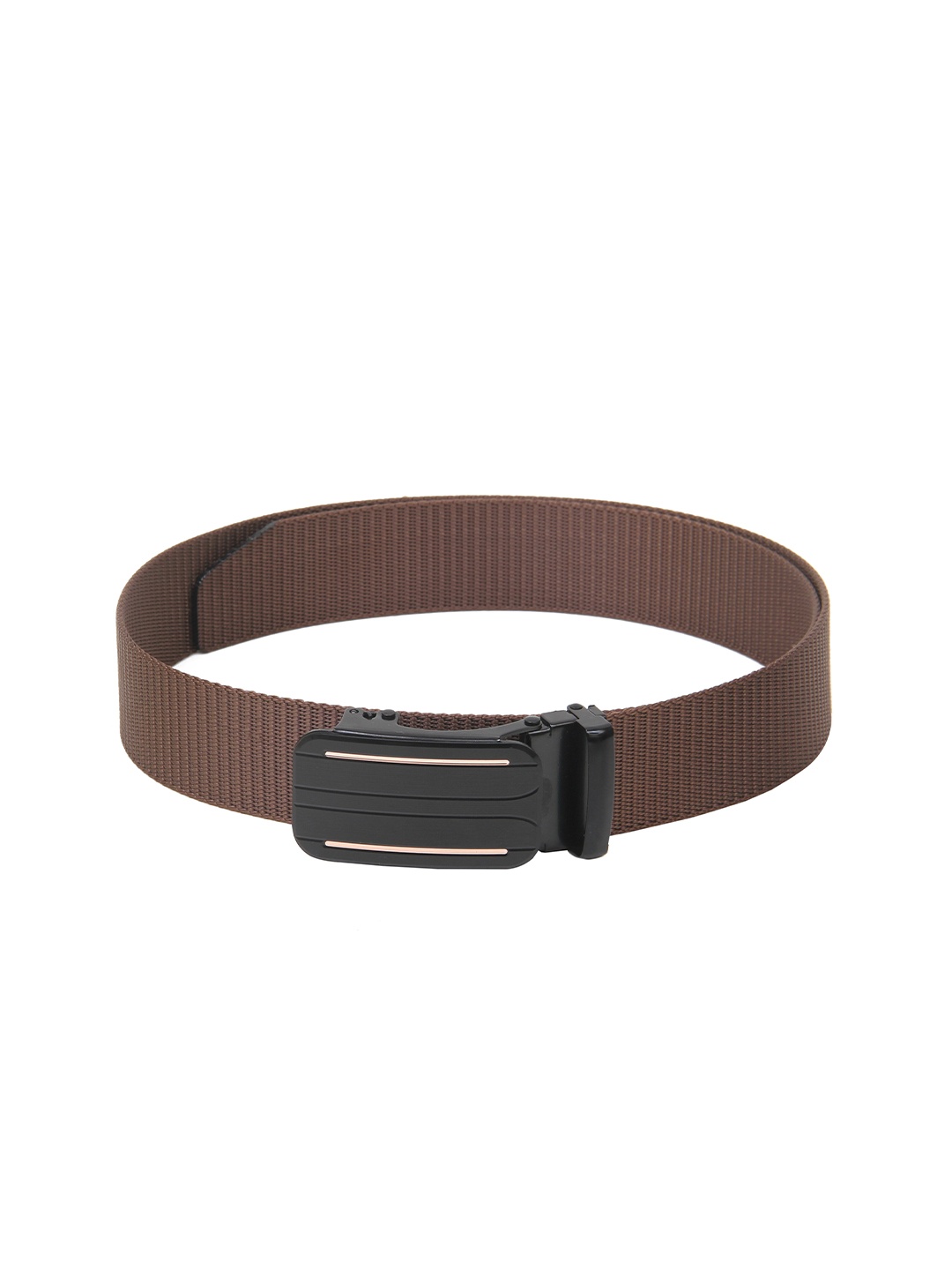 

Calvadoss Boys Textured Canvas Belt, Brown