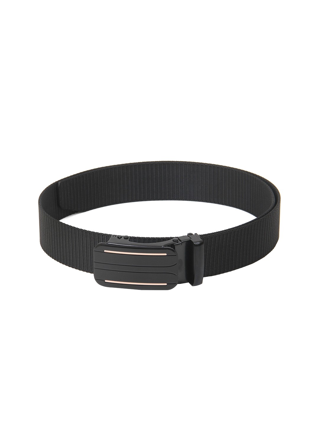 

Calvadoss Girls Textured Canvas Belt, Black