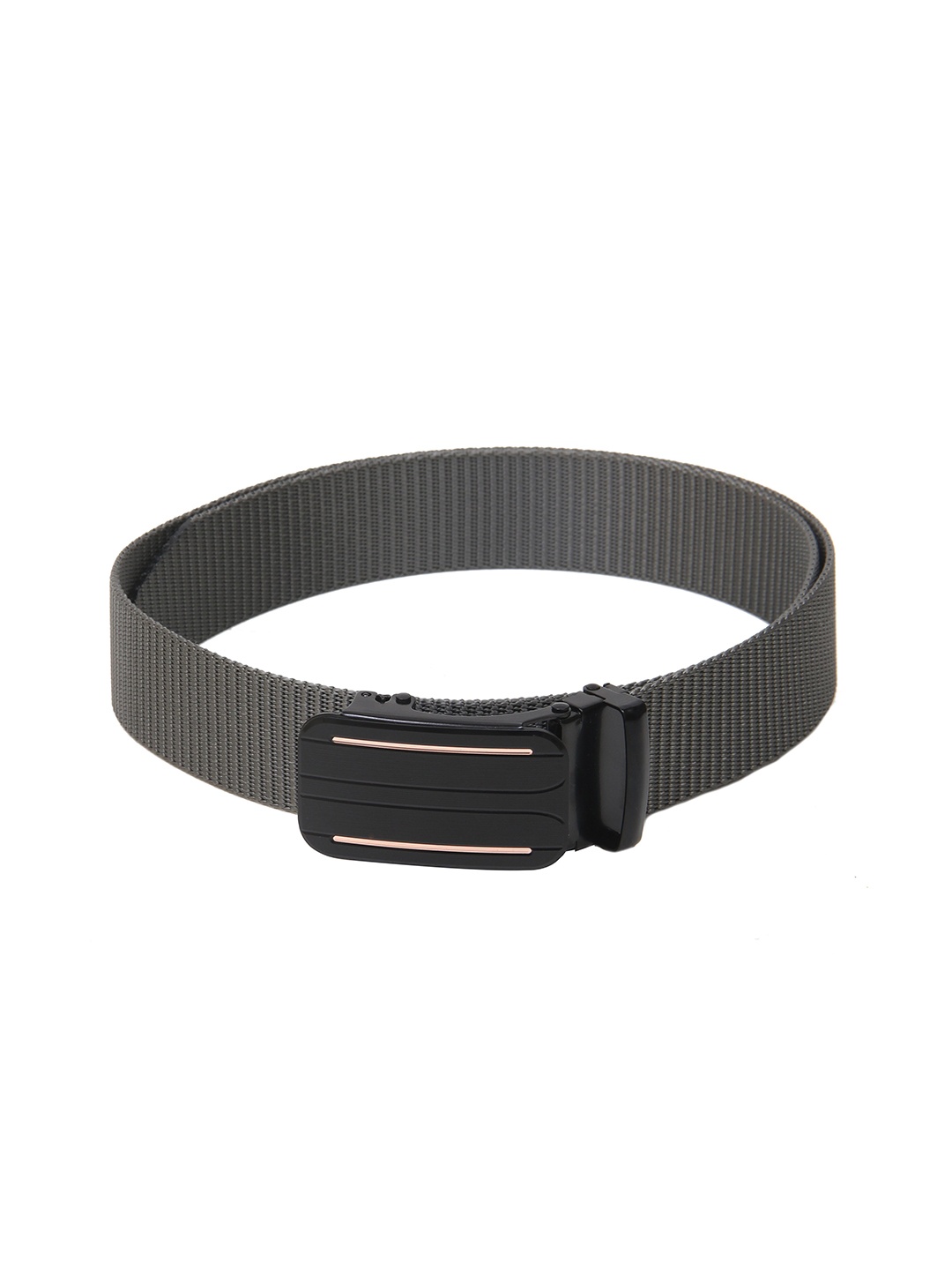 

Calvadoss Girls Textured Canvas Belt, Grey