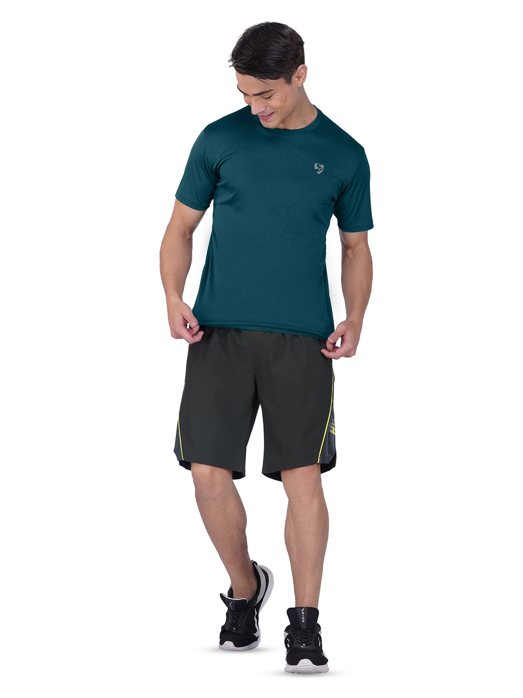 

SG Round Neck Sports T-shirt, Blue