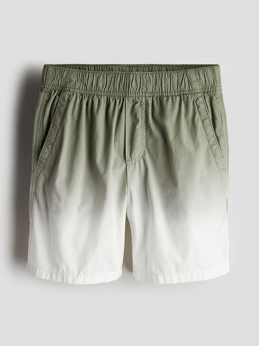 

H&M Boys Cotton Pull-On Shorts, Green