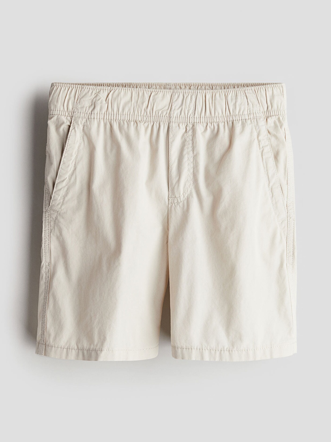 

H&M Boys Cotton Pull-On Shorts, Beige