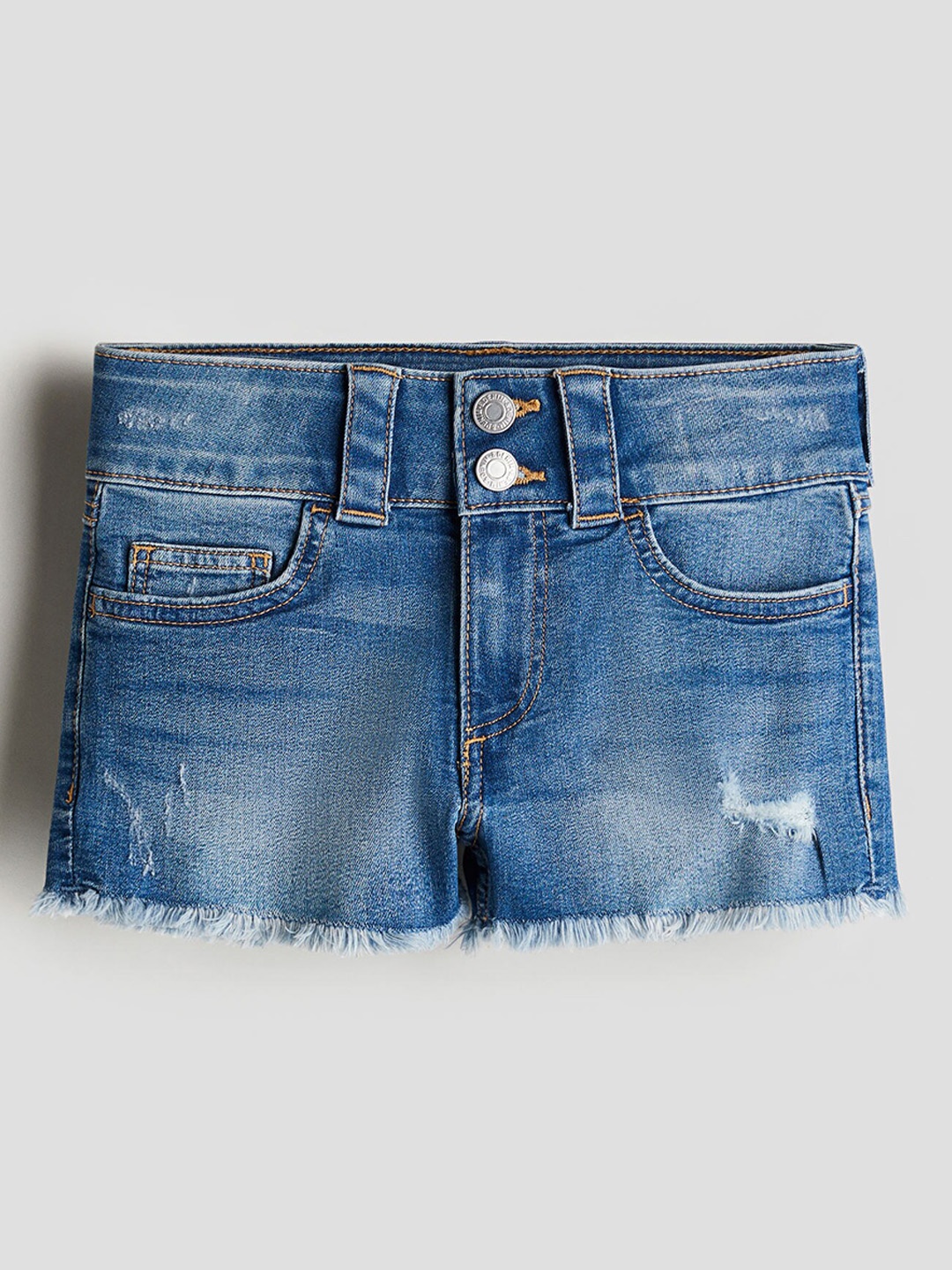 

H&M Girls Twill Shorts, Blue