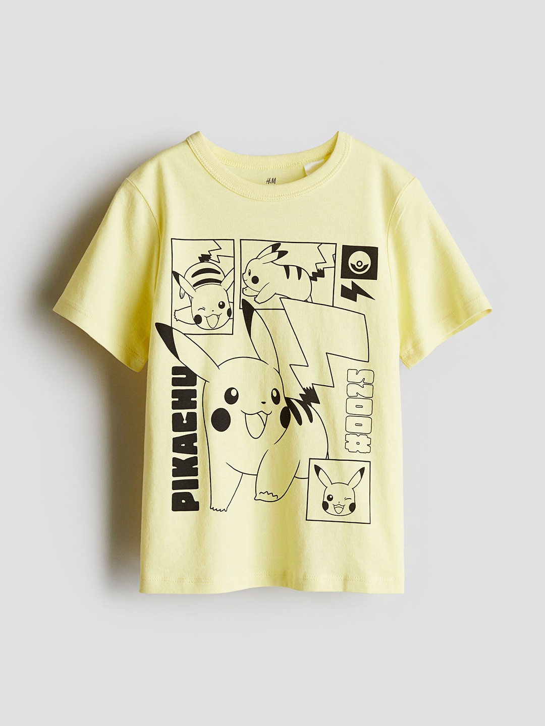 

H&M Boys Printed Cotton T-Shirt, Yellow
