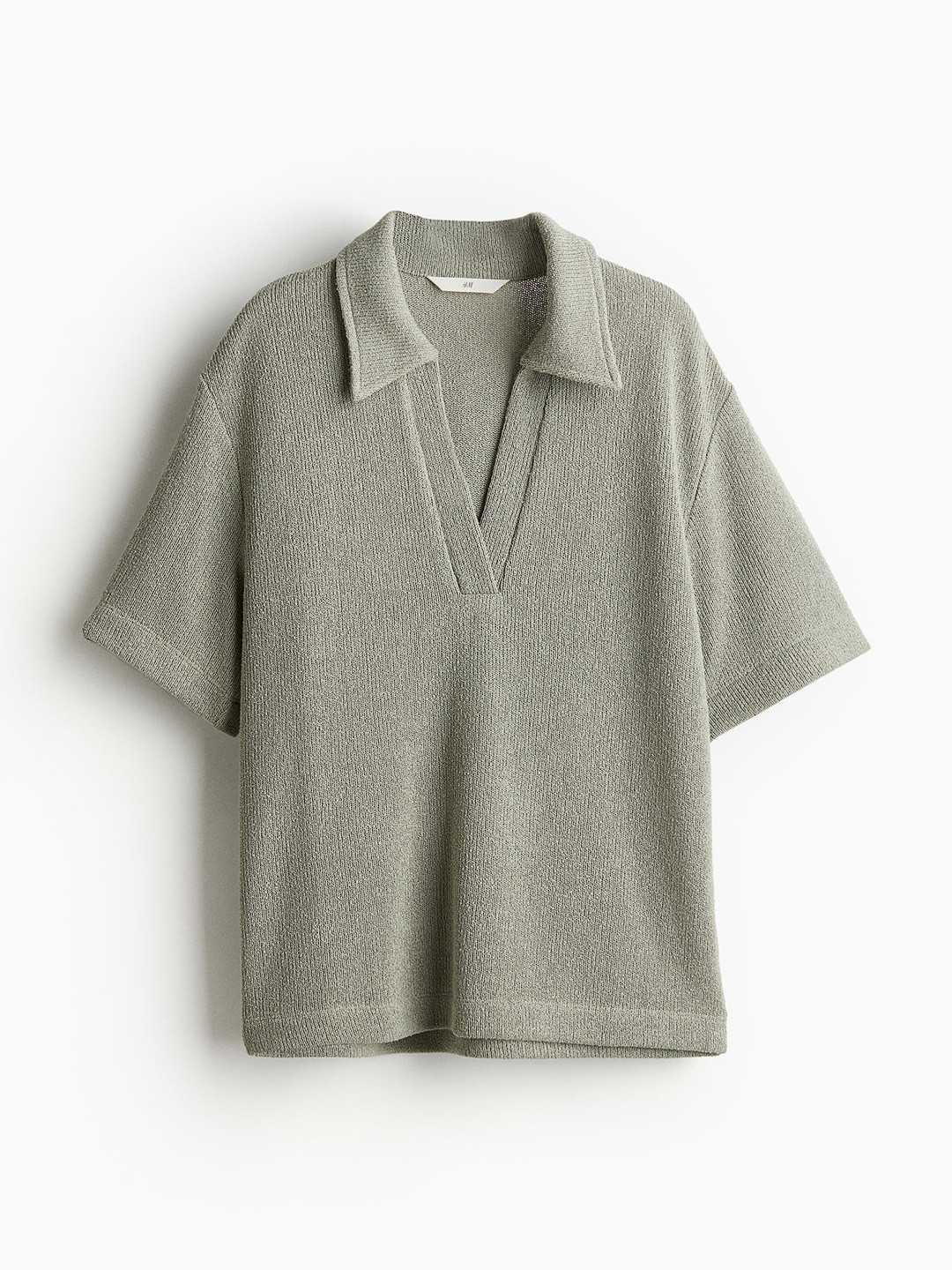 

H&M Women Collared Top, Green