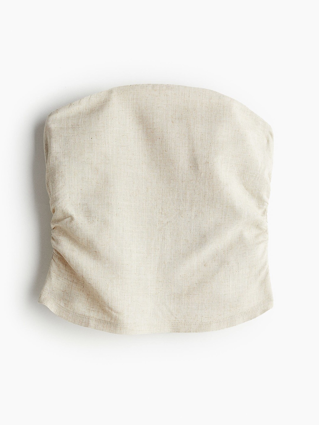 

H&M Women Gathered Corset Top, Beige
