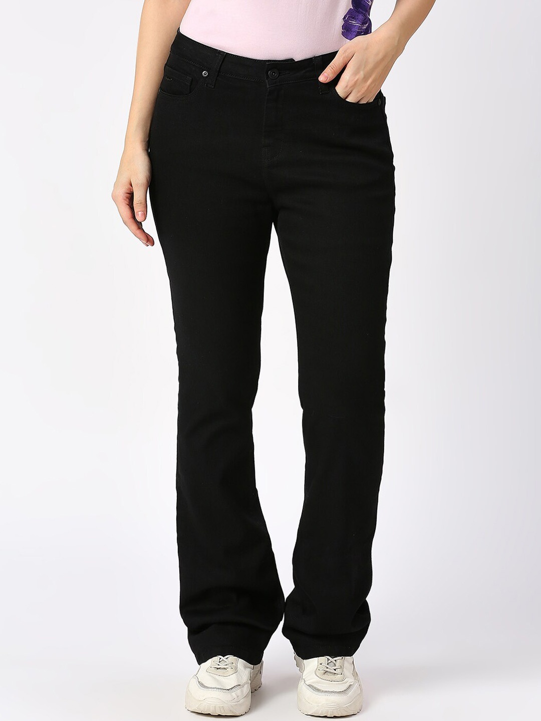 

Being Human Women Straight Fit Jeans, Black