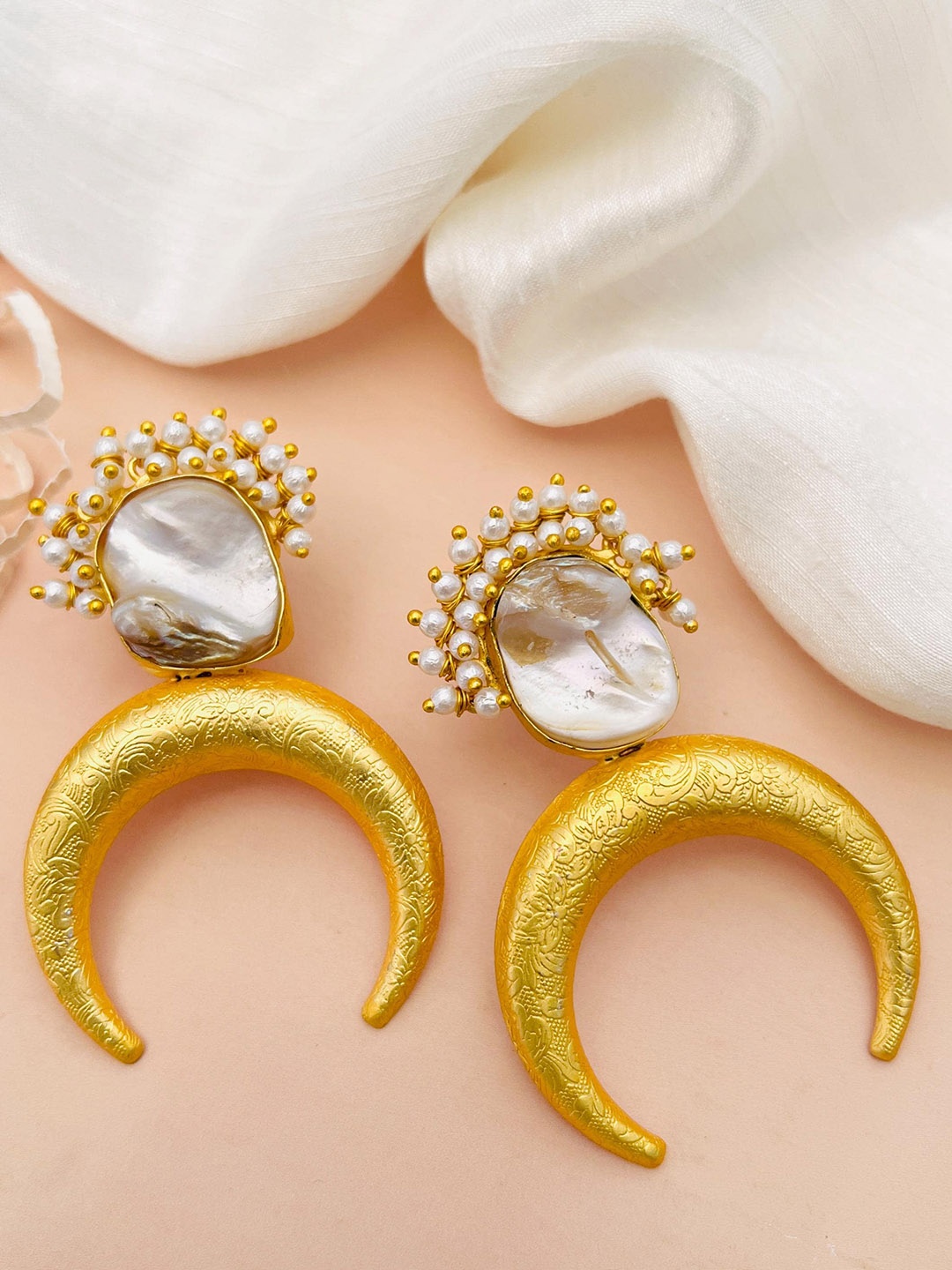 

ABDESIGNS Gold-Plated Classic Drop Earrings