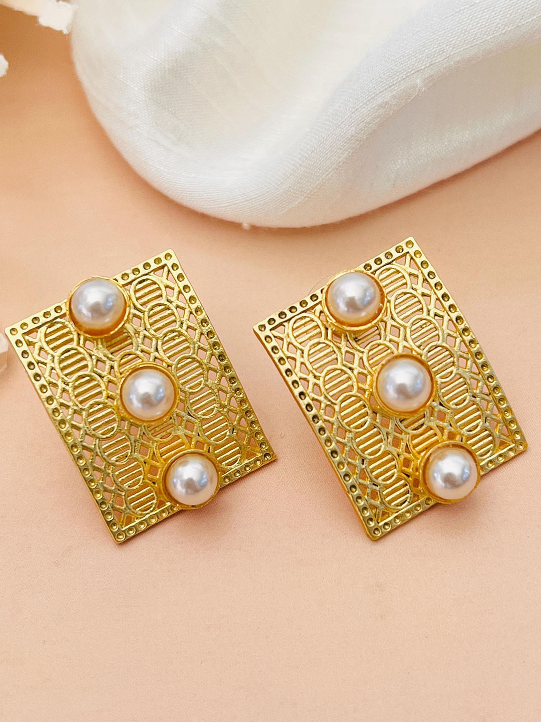 

ABDESIGNS Gold-Plated Classic Drop Earrings