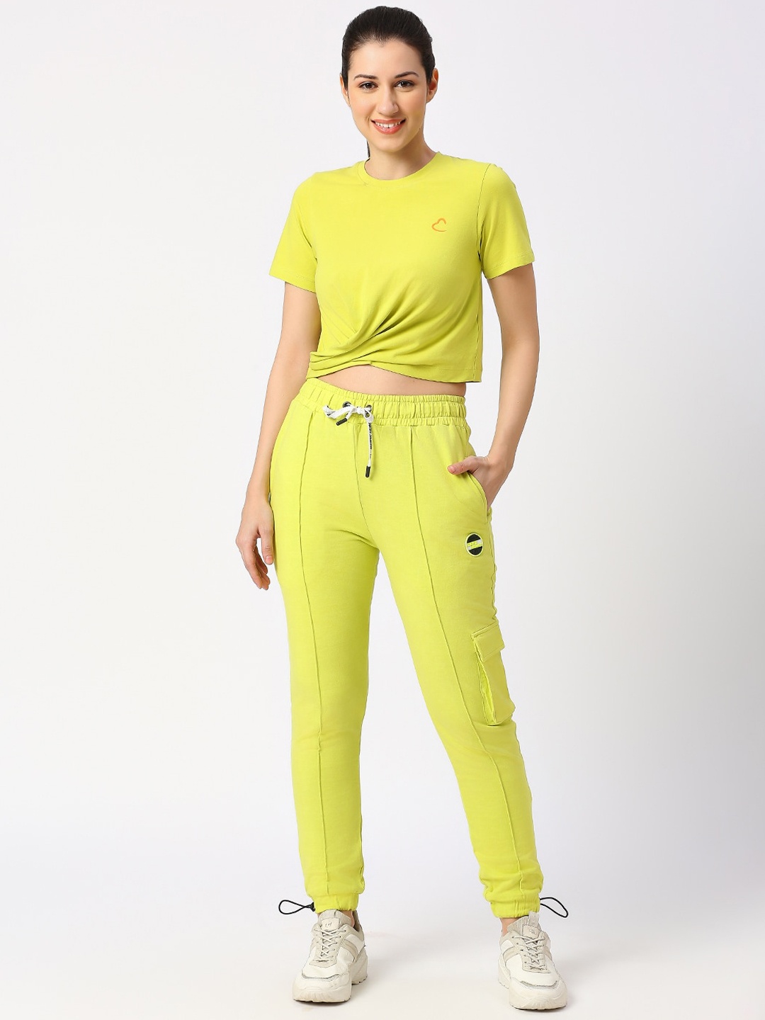 

Being Human Women Relaxed-Fit Joggers, Yellow