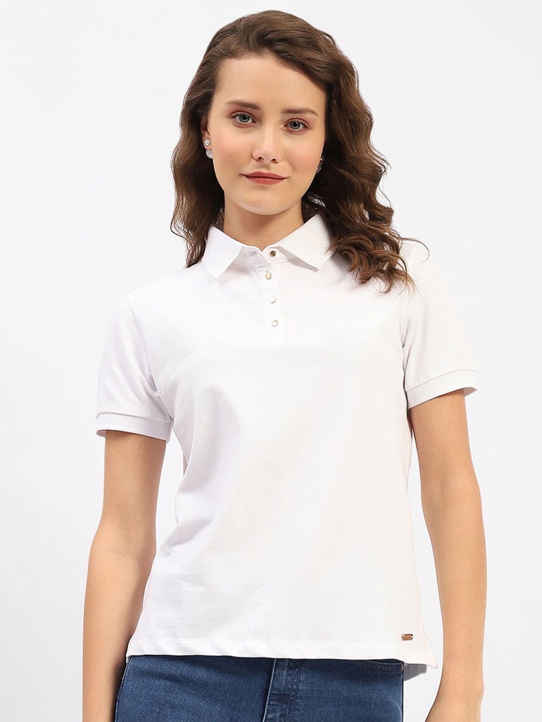 

Madame Cotton Shirt Style Top, White